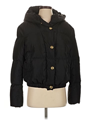 Versace Hooded puffer Jacket (view 1)