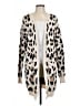 Entro Animal Print Ivory Cardigan Size L - photo 1