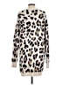 Entro Animal Print Ivory Cardigan Size L - photo 2