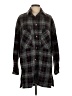 IRO Plaid Purple Wool Coat Size 32 French - photo 1