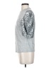 Cinq à Sept Silver 3/4 Sleeve Top Size S (estimated) - photo 5