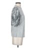 Cinq à Sept Silver 3/4 Sleeve Top Size S (estimated) - photo 4