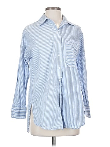 Zara Long Sleeve Button-Down Shirt (view 1)
