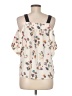 Cotélac 100% Polyester Ivory Sleeveless Blouse Size M (estimated) - photo 2