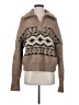 Weekend Chevron-herringbone Tan Pullover Sweater Size S - photo 1