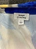 The Drop 100% Viscose Color Block Blue Long Sleeve Blouse Size L - photo 7