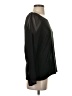 Ruby Ribbon Solid Black Long Sleeve Top Size S - photo 4