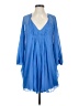 Diane von Furstenberg 100% Silk Blue Blouse Size 0 - photo 1