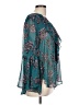 Curations Teal Long Sleeve Blouse Size L - photo 4
