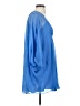 Diane von Furstenberg 100% Silk Blue Blouse Size 0 - photo 4
