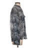 BCBGMAXAZRIA Animal Print Silver Long Sleeve Blouse Size XS - photo 4