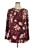 Assorted Brands Burgundy Long Sleeve Blouse Size 1X - photo 1