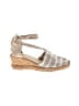 Eric Michael Silver Tan Wedges Size EU 40 - photo 1