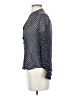 J.Crew Polka Dots Silver Long Sleeve Silk Top Size 0 - photo 5