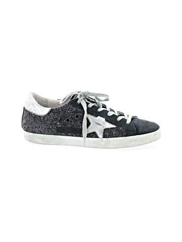 Golden Goose Suede glitter superstar Sneakers (view 1)