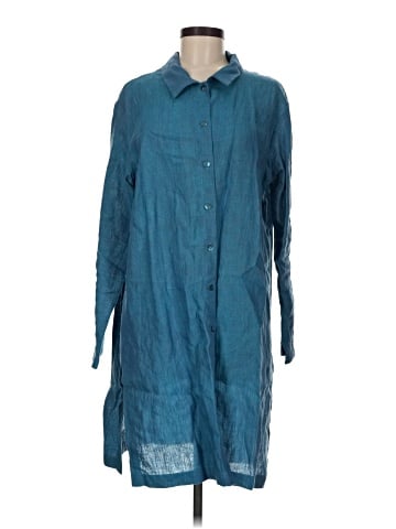 Coldwater Creek 3/4 Sleeve Button-Down Shirt (view 1)