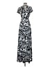 MICHAEL Michael Kors Paisley Silver Black Casual Dress Size 2 - photo 2