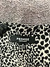 PREMISE Animal Print Gray Cocktail Dress Size 10 - photo 7