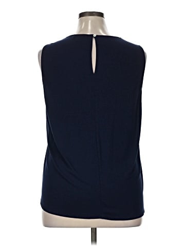 Pale Sky Sleeveless Blouse (view 2)
