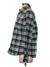 L.L.Bean Plaid Teal Long Sleeve Blouse Size S - photo 5