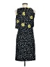 Just... Taylor Print Black Casual Dress Size 8 - photo 2