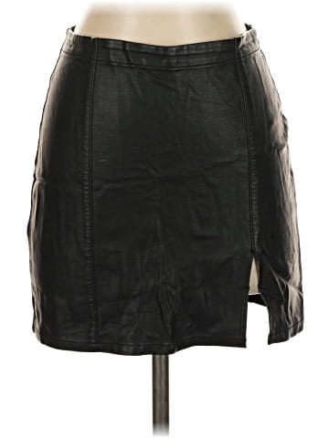 Forever 21 Faux Leather Skirt (view 1)