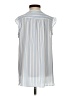 Ann Taylor LOFT 100% Polyester Blue Sleeveless Blouse Size XS - photo 2