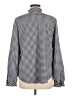 Southern Tide Houndstooth Gray Long Sleeve Blouse Size M - photo 2