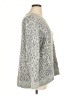 Gap Animal Print Gray Pullover Sweater Size XL - photo 4