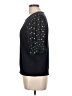 Adrianna Papell Polka Dots Black Blue Sweatshirt Size L (estimated) - photo 5