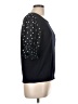 Adrianna Papell Polka Dots Black Blue Sweatshirt Size L (estimated) - photo 4