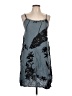Assorted Brands 100% Nylon Graphic Gray Cocktail Dress Size L (estimated) - photo 1