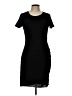 La Miel Solid Black Casual Dress Size L - photo 1