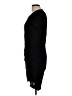 La Miel Solid Black Casual Dress Size L - photo 5