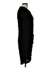 La Miel Solid Black Casual Dress Size L - photo 4