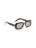 Saint Laurent Gray Black Sunrise Sunglasses One size - photo 1