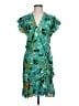 Veronica Beard Tropical Green Cocktail Dress Size 10 - photo 1