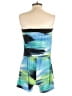 Grass Collection Color Block Green Romper Size S - photo 2