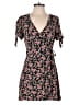 Ann Taylor LOFT 100% Rayon Floral Black Romper Size 2 - photo 1