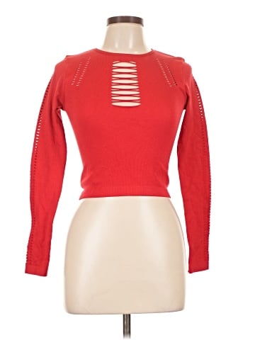 Just Polly Long Sleeve Top (view 1)