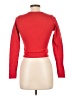 Just Polly Red Long Sleeve Top Size L - photo 2