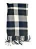 Plush Checkered-gingham Blue Scarf One size - photo 2