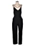 Zara Basic Solid Black Jumpsuit Size S - photo 1