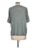 XCVI Gray Short Sleeve Blouse Size L - photo 2