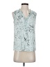 Wit & Wisdom 100% Polyester Teal Sleeveless Blouse Size XS - photo 1