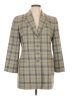 Linda Allard Ellen Tracy Plaid Gray Blazer Size 10 - photo 1