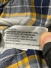 Cherokee 100% Cotton Plaid Yellow Long Sleeve Button-Down Shirt Size M (kids) - photo 4