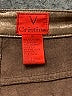 V Cristina Metallic Gold Casual Pants Size 16 - photo 7