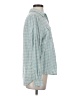 Universal Thread 100% Cotton Houndstooth Teal Long Sleeve Blouse Size S - photo 4