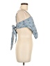 Cloud Ten 100% Cotton Blue Sleeveless Blouse Size M - photo 4